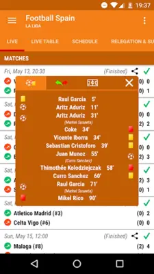 Football Spain android App screenshot 5