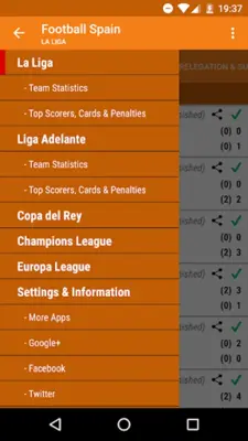 Football Spain android App screenshot 6